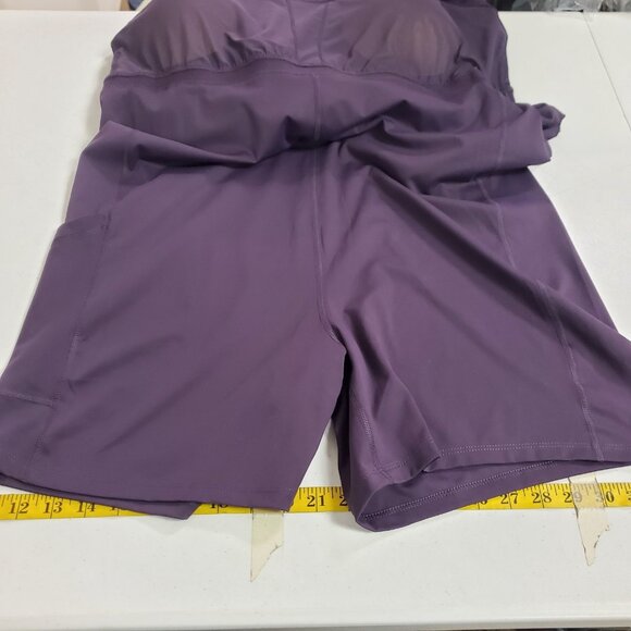 Old Navy Womens Powersoft Romper Athletic Dress Size XXL Purple Workout Gym NWT - Picture 4 of 12